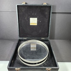 Lapmaster Fused Quartz Optical Flat: 10″ Dual Sided Surface SN43