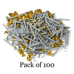 100x For Peterbilt 379 Hucks & Collars – 3/16″ Medium Flange Collars