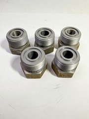 Qty-5 Braze-Weld O-Ring Face Seal 1-3/16, 12 Thread 3/4 Tube Fitting 1453-12-12