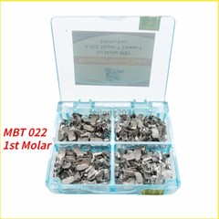 10 Boxes Dental Orthodontic Buccal Tube 1st 2nd Molar Roth MBT 022 Mesh Base