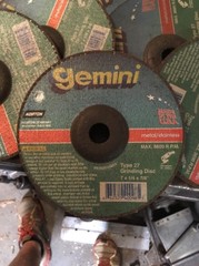 Qty:6 NORTON USA Depressed Center Steel Stainless Grinding Wheel T27 7×1/4×7/8