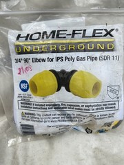 Home-Flex 1″ Elbow 90 Underground for IPS Poly Gas Pipe SDR 11 18-406-010 NEW