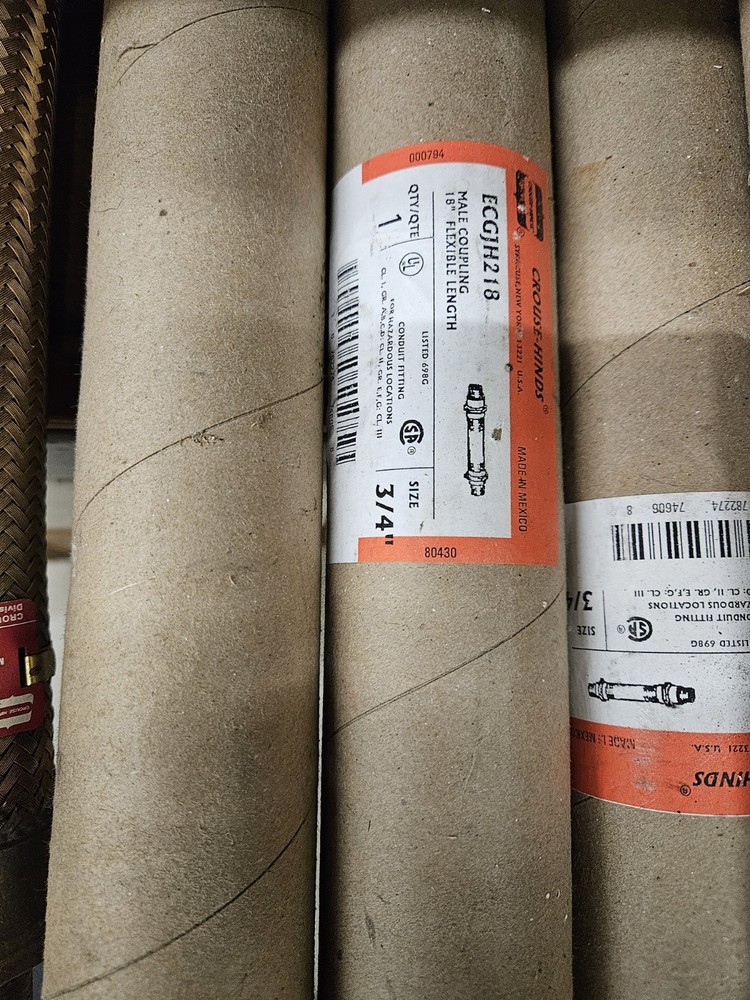 Crouse Hinds Explosion Proof Flex ECGJH218 3/4 x 18″