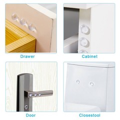AUSTOR Rubber Feet Adhesive Bumper Pads Self Stick Furniture Buffer Clear