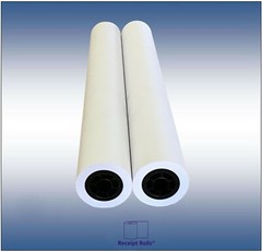 36″ x 500′ Wide Format Engineering Plotter Paper Rolls with 3″ Core – 2 Rolls