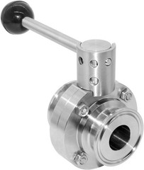 1” Sanitary Butterfly Valve with Pull Handle Stainless Steel