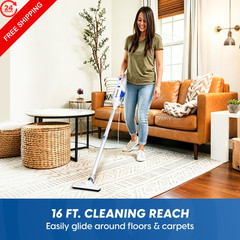 Vacmaster Corded Stick Vacuum Cleaner 2 in 1 3.7 pounds, White