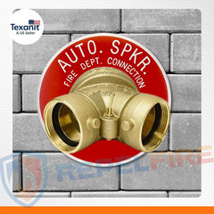 Auto Spkr FDC Sign Outdoor round ID Plate 4In – Durable Plastic Fire Department