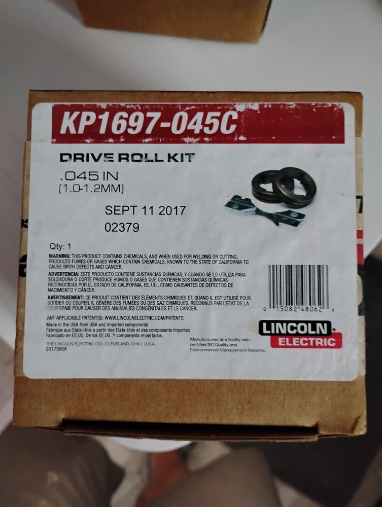 Lincoln Electric Drive Roll Kit KP1697-045C .045 in (1.0-1.2mm)