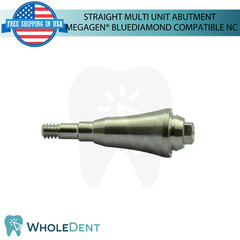 10X Straight Multi Unit Prosthetic NC Compatible with Megagen® BlueDiamond