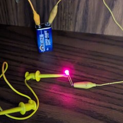 Rare Historic Western Electric LED s Collectible, Heavy GOLD leads NOS Round 3mm