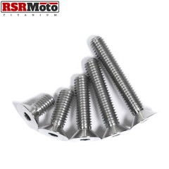 M5 Titanium Ti Countersunk Flat Head Socket Bolts Screws 10 15 20 25 30 Grade 5