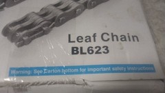 Tsubaki BL623RB 3/4 In Pitch 10 Ft Overall Length Steel Leaf Chain
