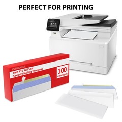 #10 Envelopes Letter Size Self Seal | 100 Business Mailing Security Peel and …