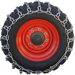 Peerless 0341056 Wide Base Skid Steer 10-16.5 Twist 2-Link Tire Chains (1 Pair)