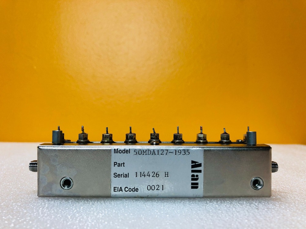 Alan 50MDA127-1935 DC to 1.5 GHz SMA (F-F) Programmable Step Attenuator Tested!