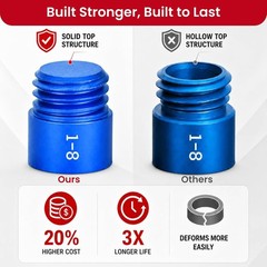 Thread Checker, 66Pcs Nut and Bolt Thread Checker, 33 Inch & 33 Metric Box Set T
