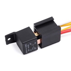 EHDIS 4-Pin Relay With Harness – Car Truck Motor Heavy Duty 80A 12V On/Off No…