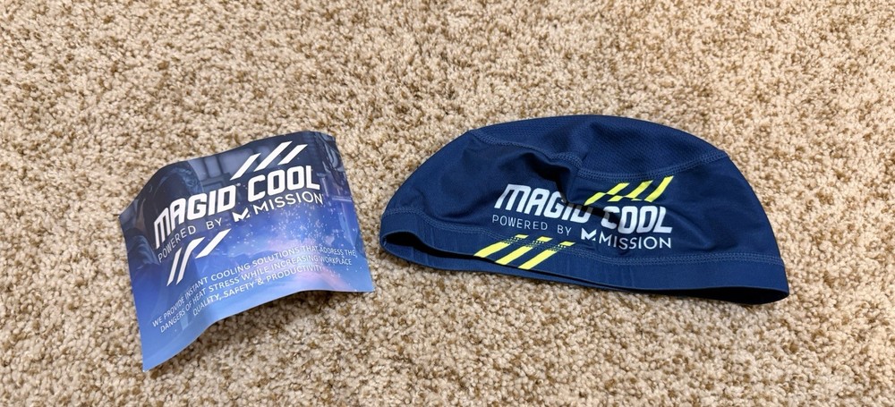 Cool Powered by Mission Navy Blue Cooling