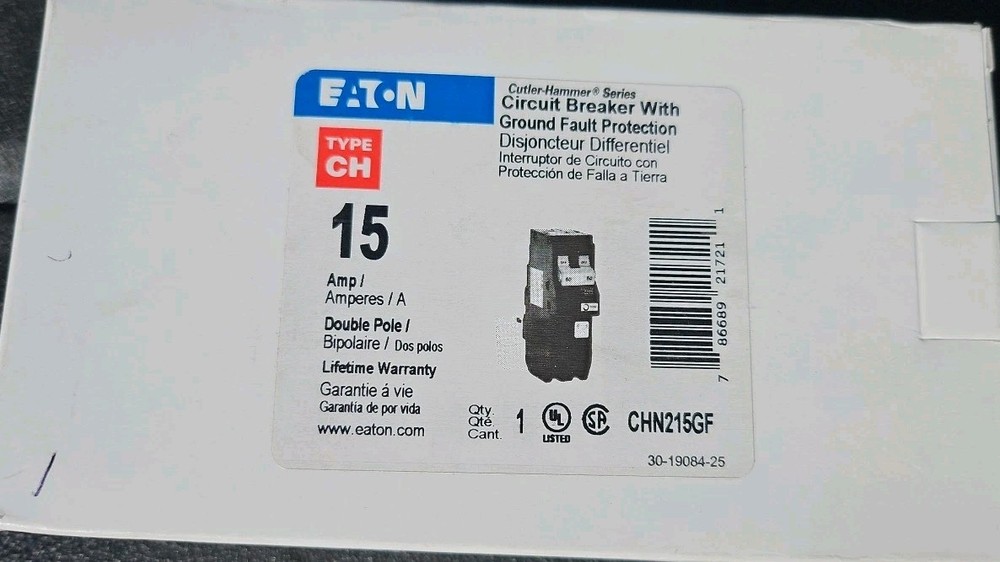 CHN215GF – Eaton – GFCI Circuit Breaker