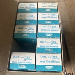 Lot Of 10 VTG Leviton Duplex Flush Receptacles Bakelite Brown 15A 125V NOS