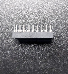 12Pcs) IC SOCKET, 18 PIN DIP, Gold plated inserts, AUGAT solder through hole