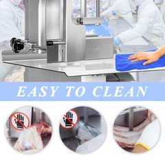 1500W 110V Commercial Bone Cutting Machine Bone Saw Machine Band Saw Meat Cutter