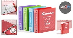 Versatile 2″ Classic 4-Color Binder Pack for Office, School & Home Use