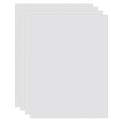 4 Pack ABS Plastic Sheet, 0.02″ Thick 8″x12″ Flexible Hard Plastic Sheet, Heat M