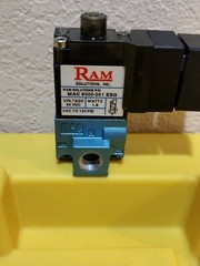RAM SOLUTIONS MAC 9000-001 ESG 24VDC 1.8 WATTS 120 PSI 36A-AAB-JDE0-2JM NEW