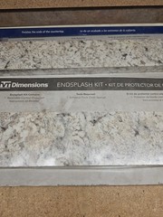 Lot Of 4 Pieces VT Dimensions Barc Kitchen End Splash Cap Kit Ouro Romano Vtg