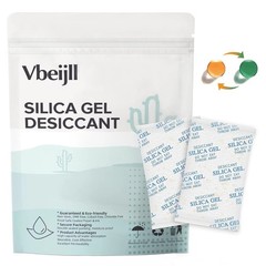 20g Color-Changing Silica Gel Packets – 50 Pack for Food & Valuables Protection