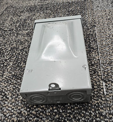 (QTY 2) Eaton DPU222R Non Fusible Pullout AC Disconnect Outdoor Steel Enclosure