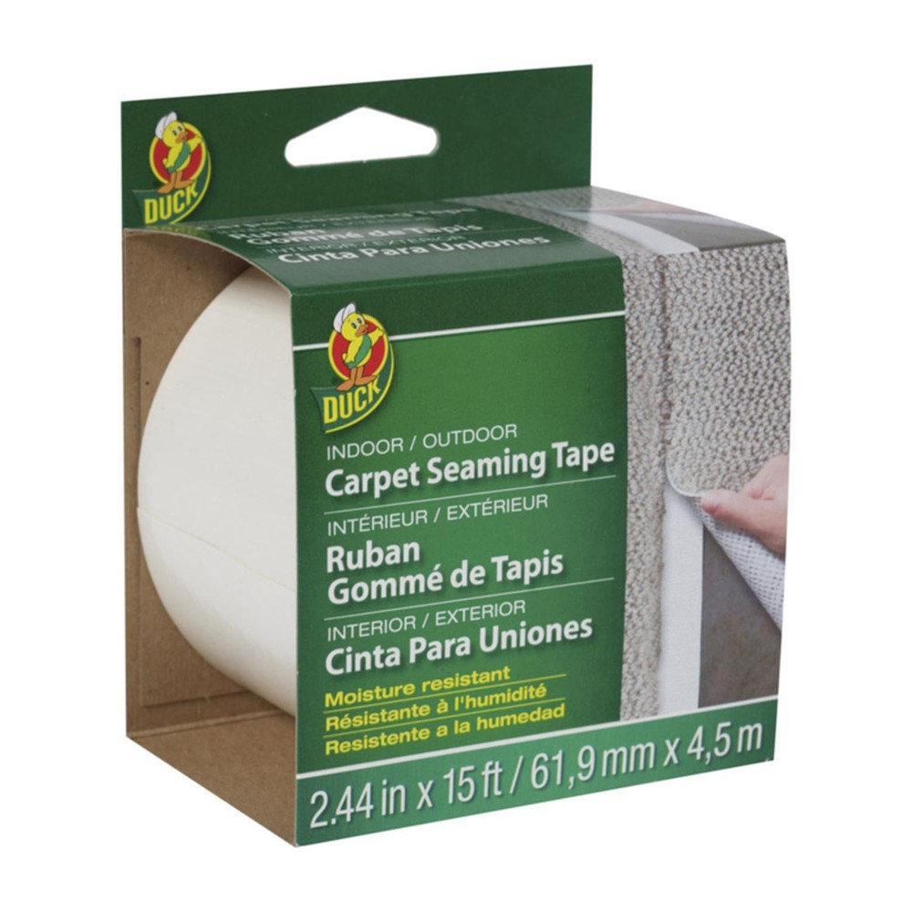 Duck 286519 Polyester Indoor and Outdoor Carpet Tape 2.44 W x 15 L ft.