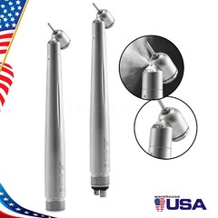 Dental 45 Degree LED High Speed Handpiece Self-Power Oral Surgery Turbine