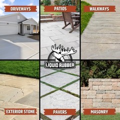 Long-Lasting Water Repellent Sealer for Patios and Driveways – 1 Gallon Acrylic