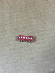 10x C&K SDA08 8 Position DIP Switch Through Hole Piano Type Red Lot