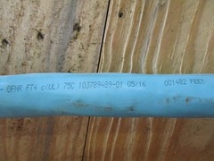 COMMSCOPE 1315584 FIBER OPTIC CABLE ROLL 144 FIBER MULTI-MODE (1400 FT.) T116262