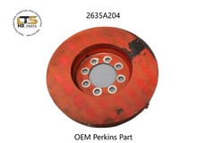 OEM Perkins Crankshaft Damper Fits 1004 & 1006 from Low Hour Engine 2635A204