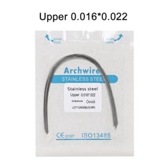 100pc Dental Orthodontic Arch Wire Stainless Steel Round Rectangular Ovoid-IN US