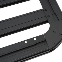 63×43 Universal Aluminum Platform Flat Roof Rack 330lbs Car Top Cargo Carrier