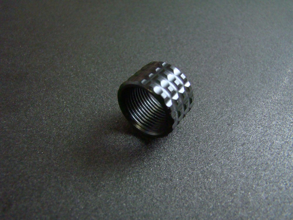 Thread protector Black Grenade pattern .400 long Made in the USA