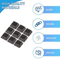 32Pcs Adhesive Rubber Feet for Electronics, Rubber Bumpers self Adhesive