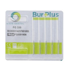 WAVE Dental Carbide Burs FG Pear 330 Diamond Burs Friction Grip High Speed 830
