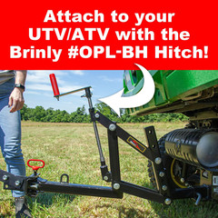 BS-381-A Sleeve Hitch Tow behind Box Scraper, 38″