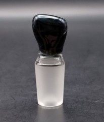 Multicolor Swirl 18mm Glass Male Ground Joint Stopper Cap