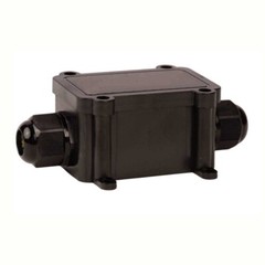 3x Outdoor IP68 Waterproof Junction Box 2-Way 6-11mm Wire Range Cable Connector