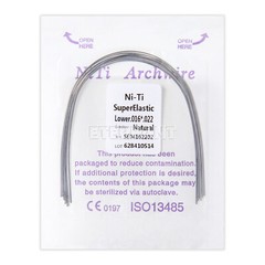 0.99/pack ETERFANT Dental Orthodontic Arch Wire Rectangular NiTi/Stainless Steel