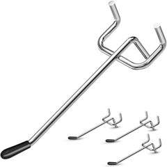 Pegboard Hooks, 25 Pack 4 inch Peg Board Organizer Accessories for Hanging Fit 1