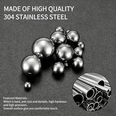 Metric Precision Steel Bearing Balls Assorted Stainless Steel Loose Kit
